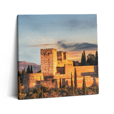 Tablou pe pânză canvas 60x60 Cetatea Torre de la Vela