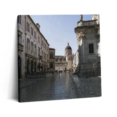 Tablou pe pânză canvas 60x60 Catedrala din Dubrovnik