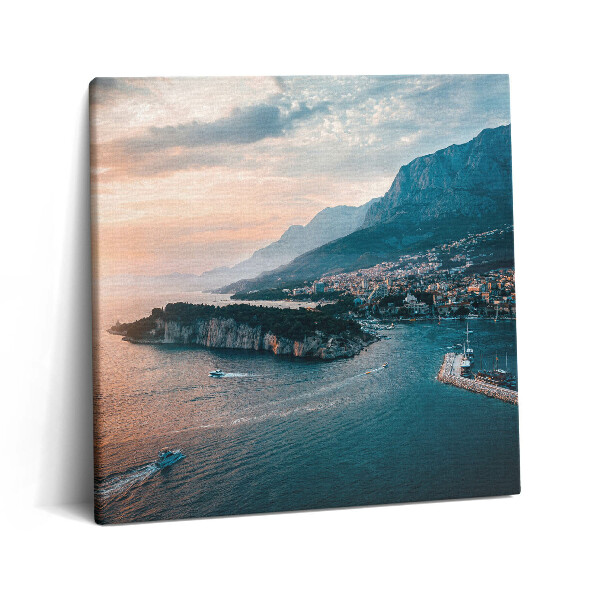 Tablou pe pânză canvas 60x60 Insulă în Croația