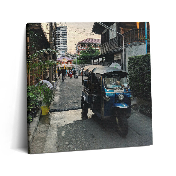 Tablou pe pânză canvas 60x60 Tuk-tuk în Thailanda