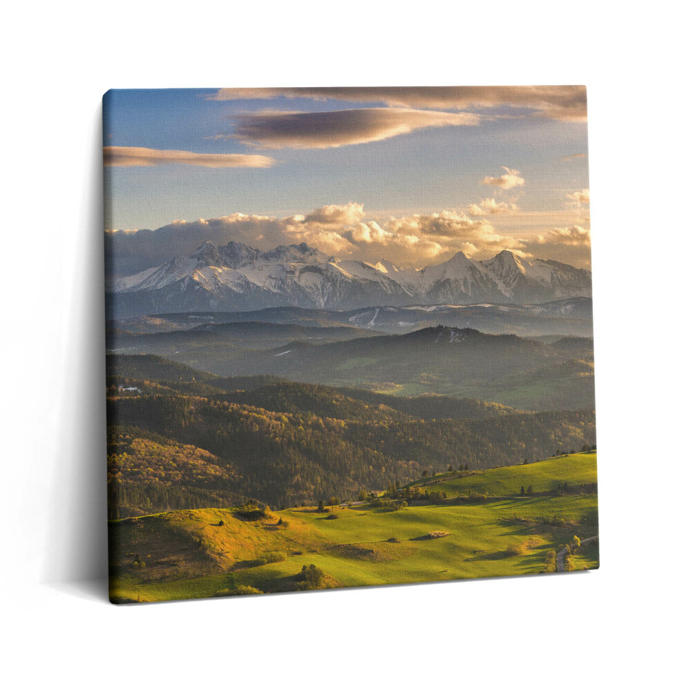 Tablou pe pânză canvas 60x60 Pieniny Wysoki Wierch