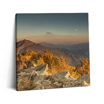 Tablou pe pânză canvas 60x60 Bieszczady