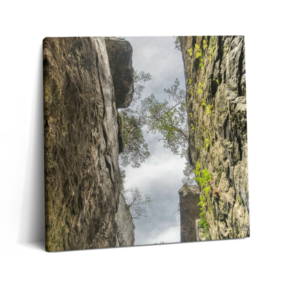 Tablou pe pânză canvas 60x60 Orașul rock din Republica Cehă