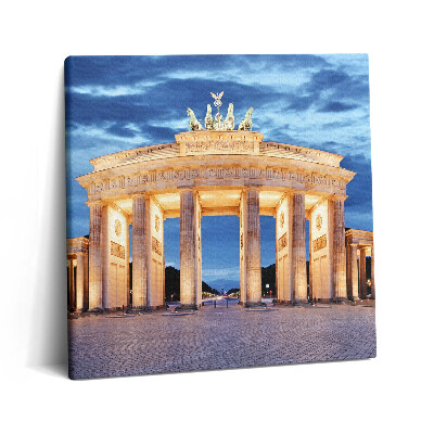 Tablou pe pânză canvas 60x60 Poarta Brandenburg Germania