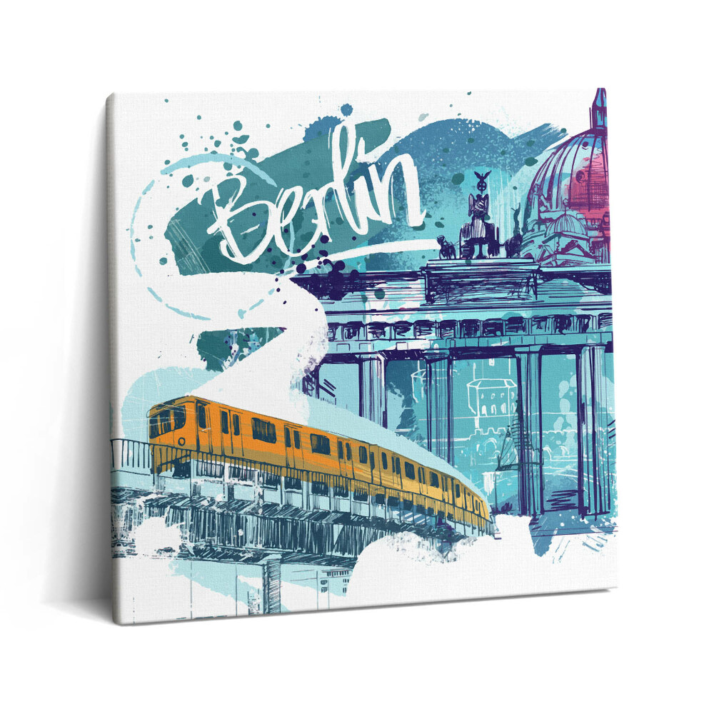 Tablou pe pânză canvas 60x60 Călătoriți prin Berlin