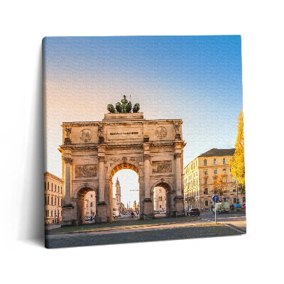 Tablou pe pânză canvas 60x60 Arcul de Triumf din München
