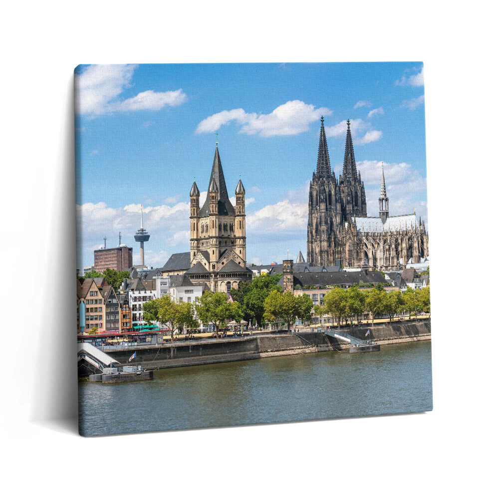 Tablou pe pânză canvas 60x60 Panorama din Köln