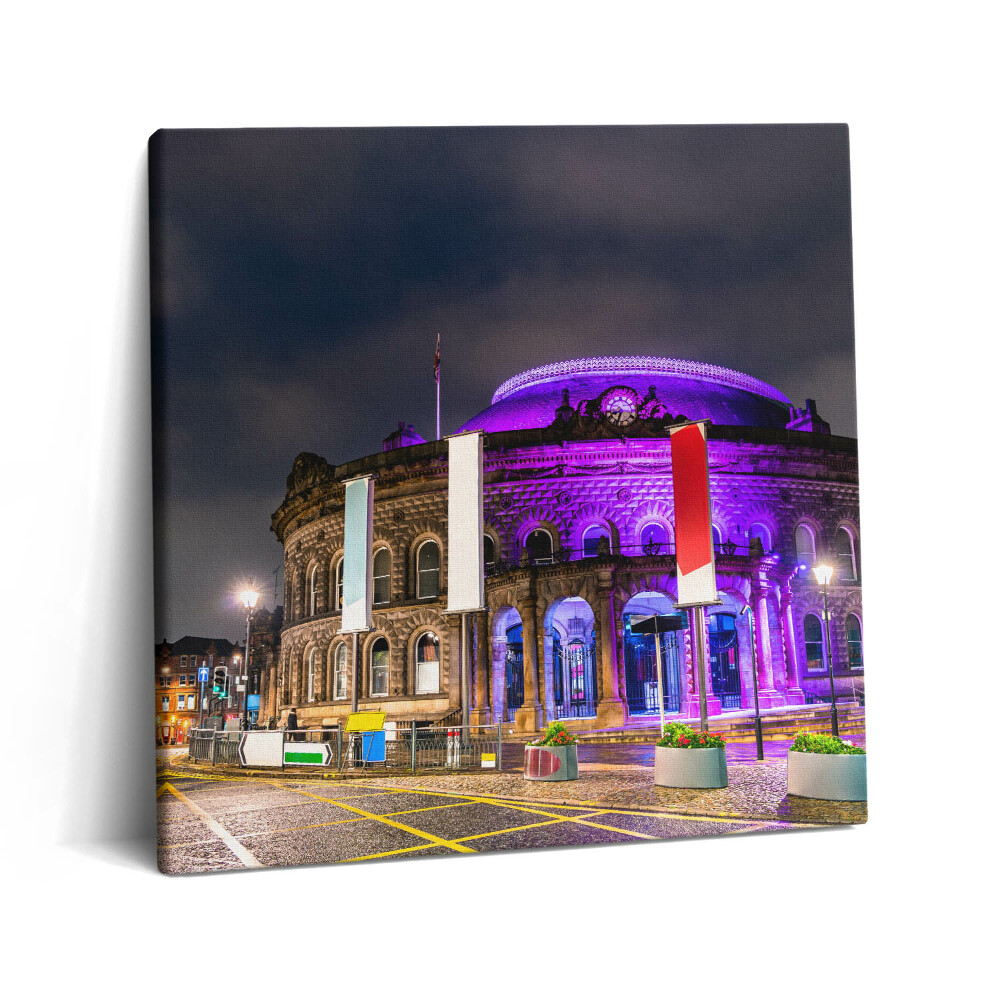 Tablou pe pânză canvas 60x60 Bursa de Cereale din Leeds, Anglia