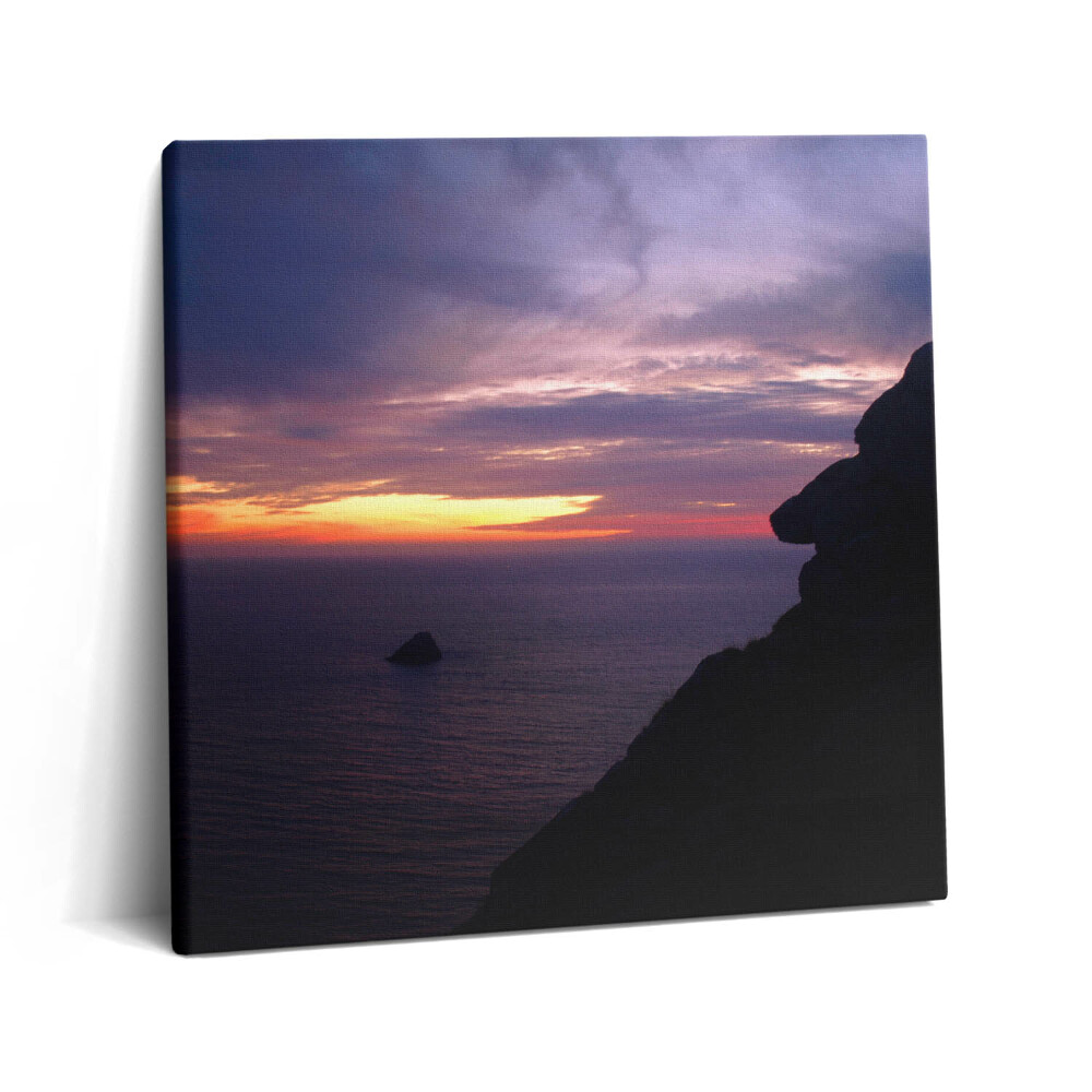 Tablou pe pânză canvas 60x60 Cap de piatră