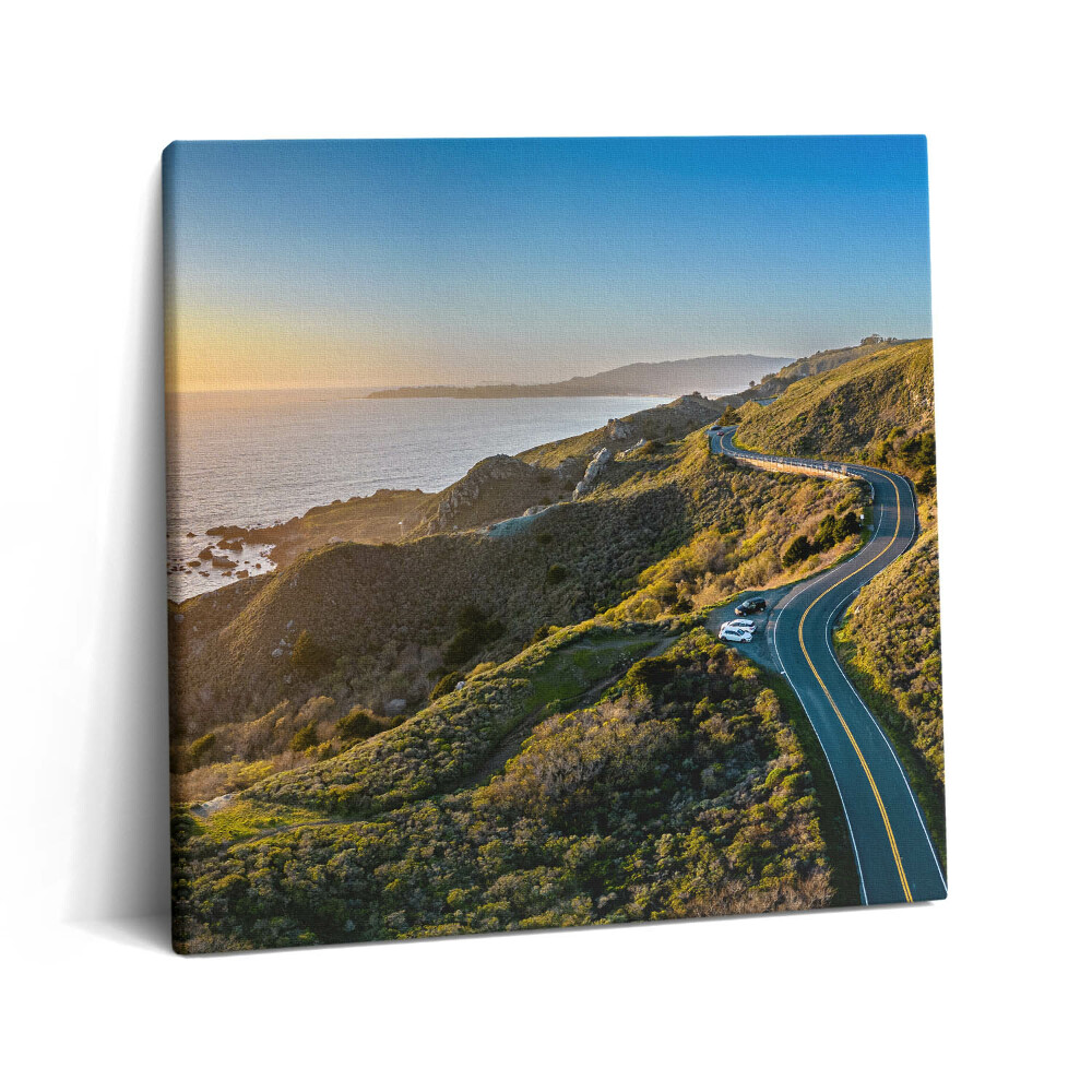 Tablou pe pânză canvas 60x60 Drumul din jurul orașului San Francisco, SUA