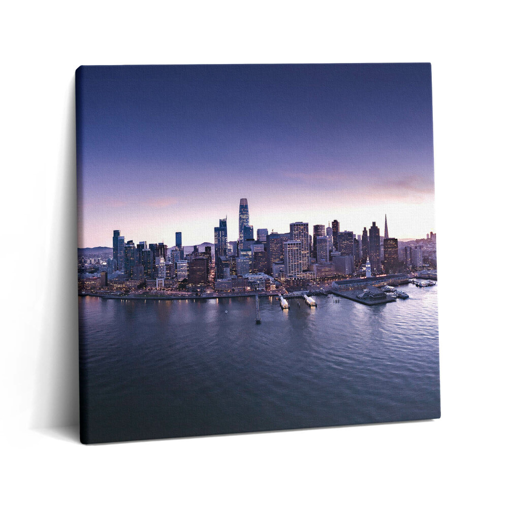 Tablou pe pânză canvas 60x60 Vedere din San Francisco
