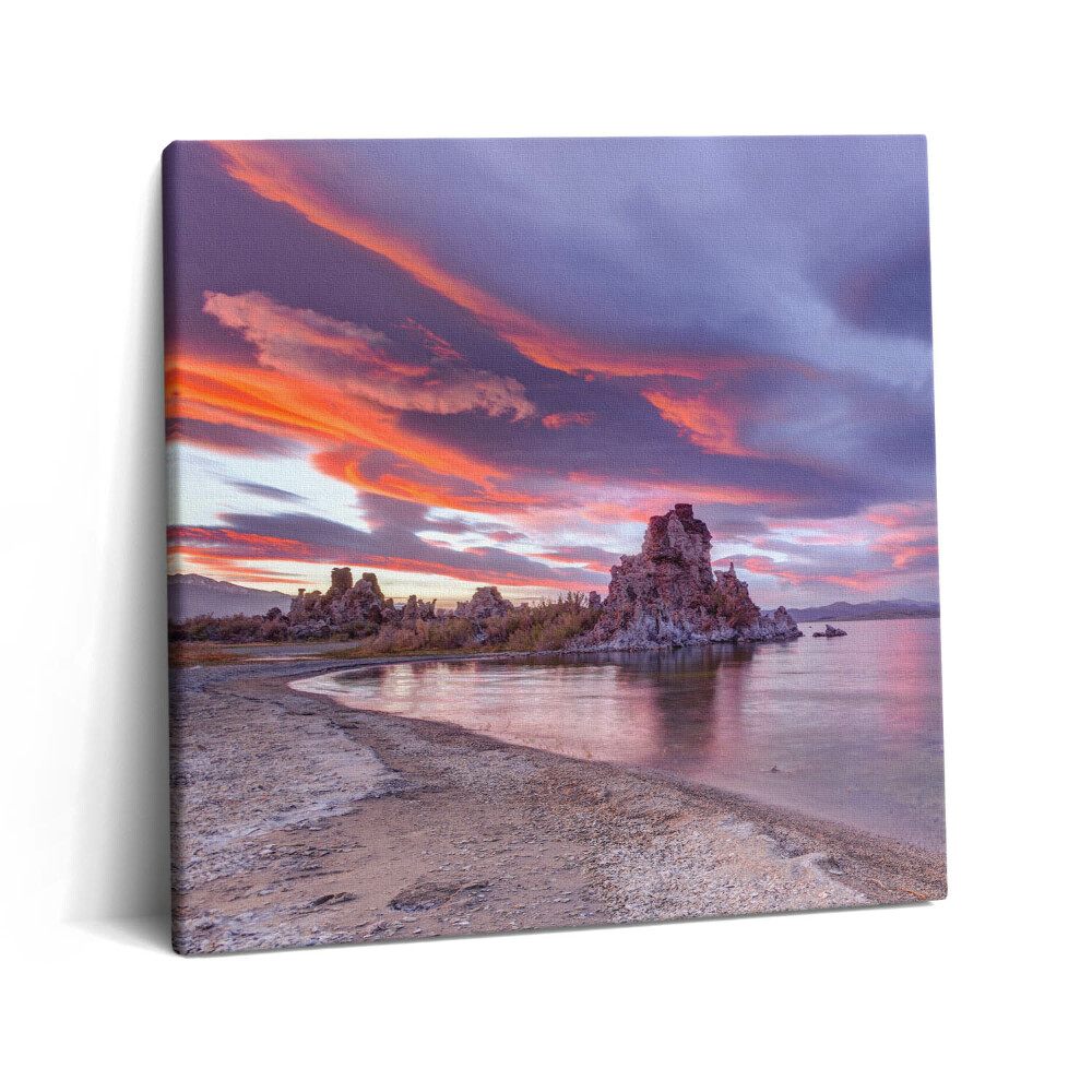 Tablou pe pânză canvas 60x60 Lacul Mono, California de Est