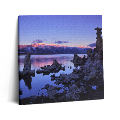 Tablou pe pânză canvas 60x60 Lacul Mono din California, SUA