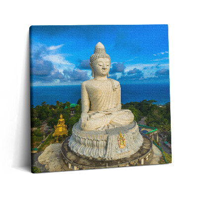 Tablou pe pânză canvas 60x60 Buddha Phuket, Thailanda