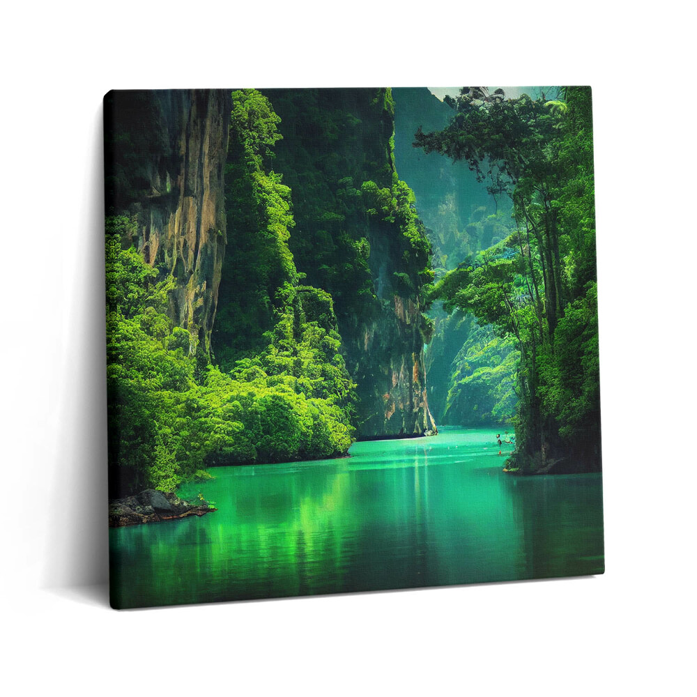 Tablou pe pânză canvas 60x60 Călătorie în Thailanda
