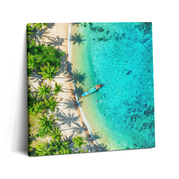 Tablou pe pânză canvas 60x60 Plaja tropicală Koh Tao