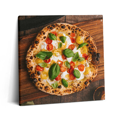 Tablou pe pânză canvas 60x60 Bucătărie italiană Pizza Gastronomie