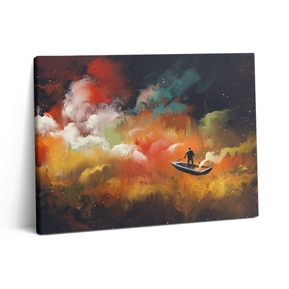 Pictură pe pânză 80x60 Conceptul abstract al vieții de adult