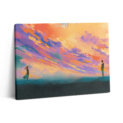 Pictură pe pânză 80x60 Iubirea platonică este opusul