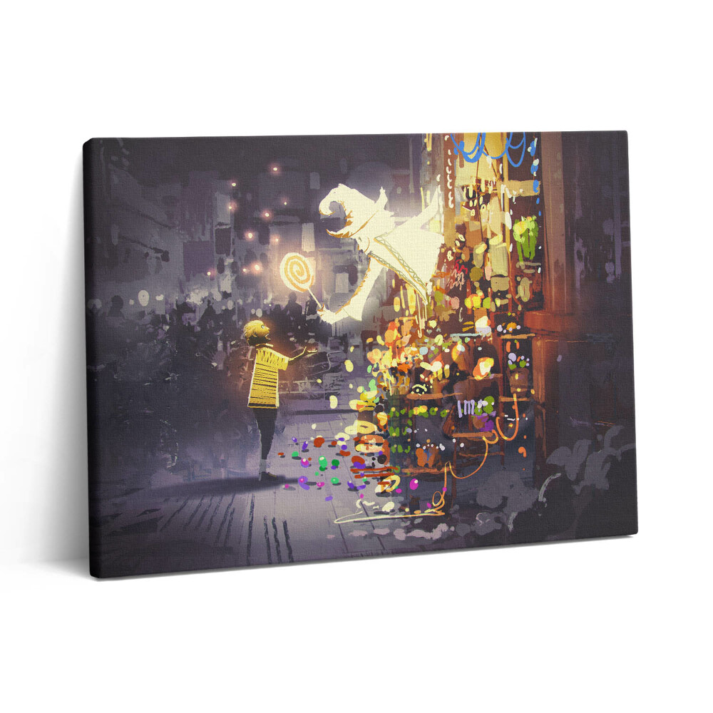 Pictură pe pânză 80x60 Ilustrație a unui basm magic