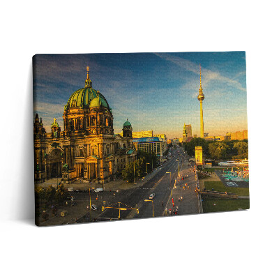 Pictură pe pânză 80x60 Vedere a orașului Berlin