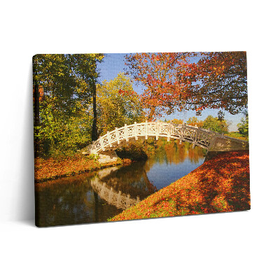 Pictură pe pânză 80x60 Parcul Woerlitzer în toamna aurie