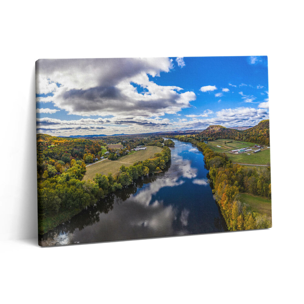 Pictură pe pânză 80x60 Reflexia cerului în râu