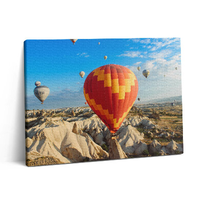 Pictură pe pânză 80x60 Baloane zburătoare