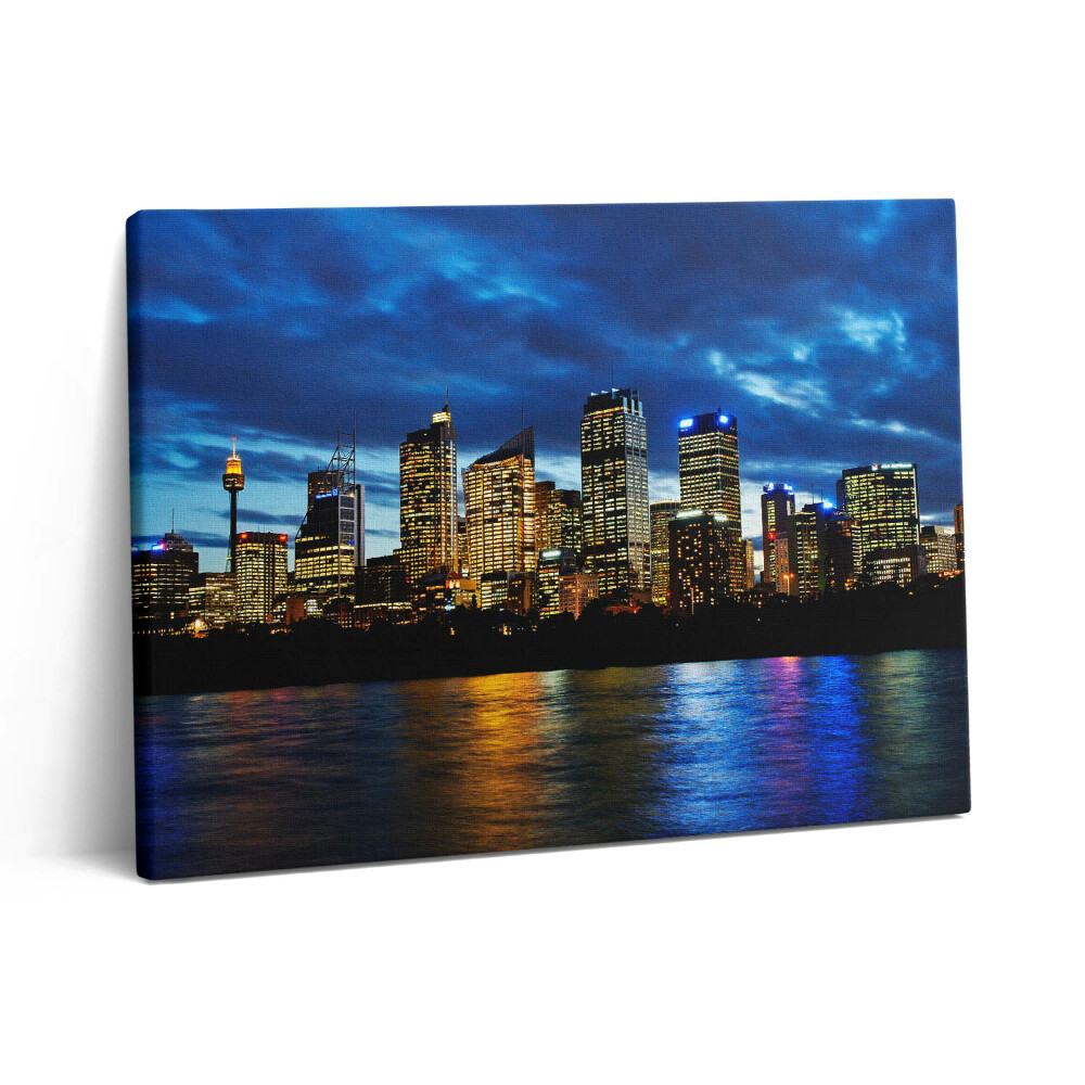 Pictură pe pânză 80x60 Plimbare de seară prin Sydney