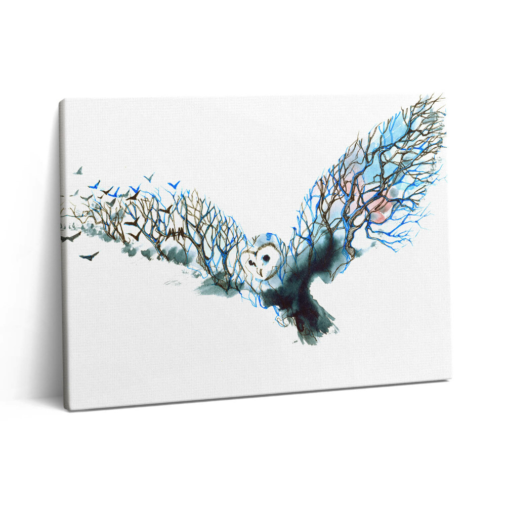 Pictură pe pânză 80x60 Libertatea și natura păsărilor