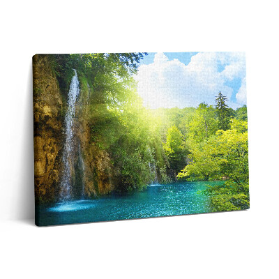 Pictură pe pânză 80x60 Peisajul Lagunei Albastre