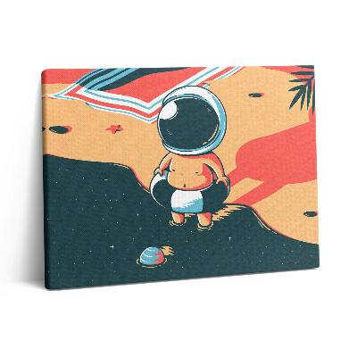 Pictură pe pânză 80x60 Imaginația copiilor