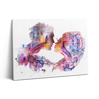 Pictură pe pânză 80x60 Două trupuri - un suflet