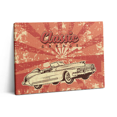 Pictură pe pânză 80x60 Mașină retro de epocă grunge