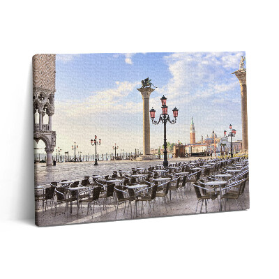 Pictură pe pânză 80x60 Piața tradițională din Veneția