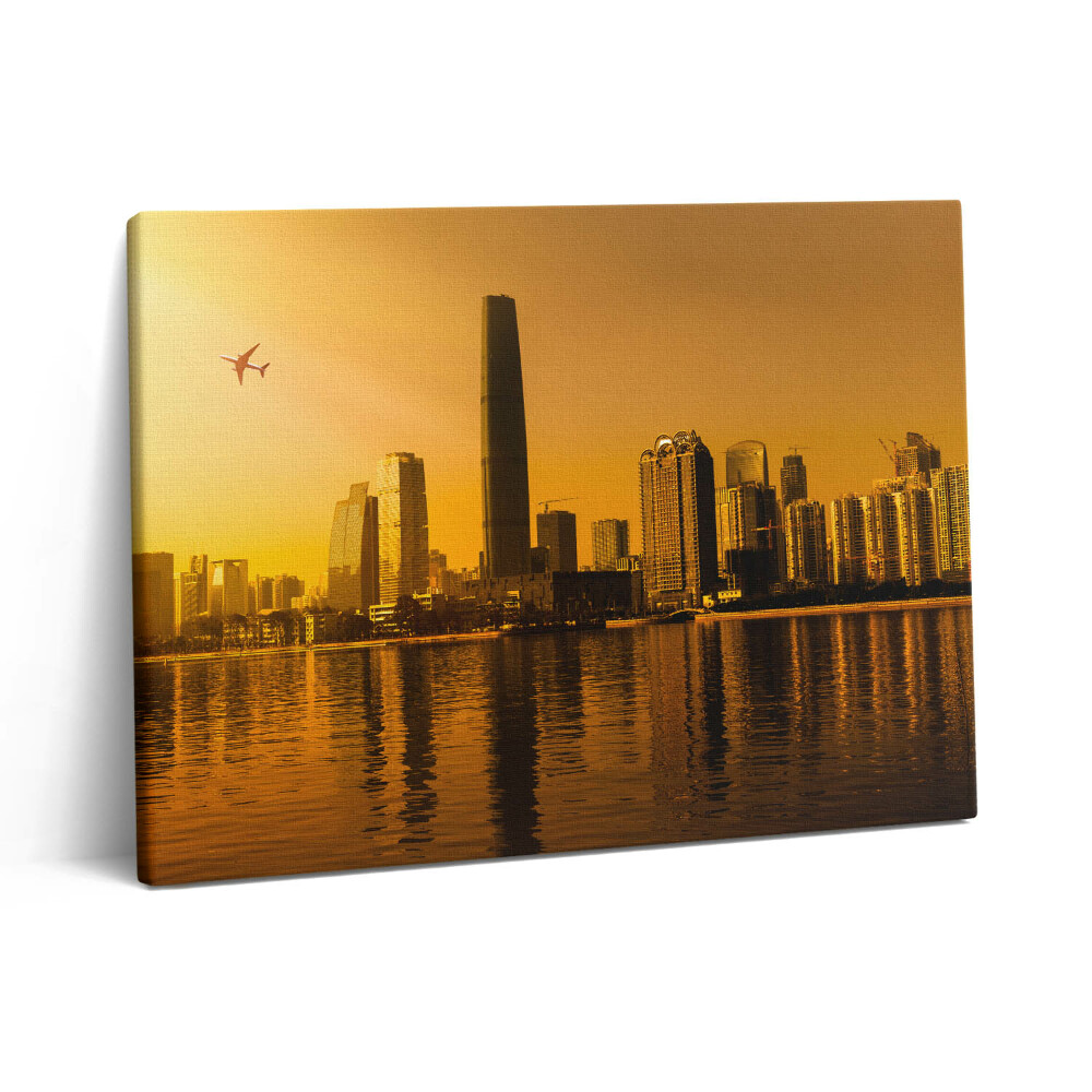 Pictură pe pânză 80x60 Râul Zhujiang din China