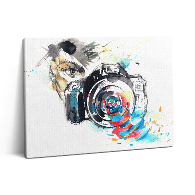Pictură pe pânză 80x60 Fotografă cu aparat foto