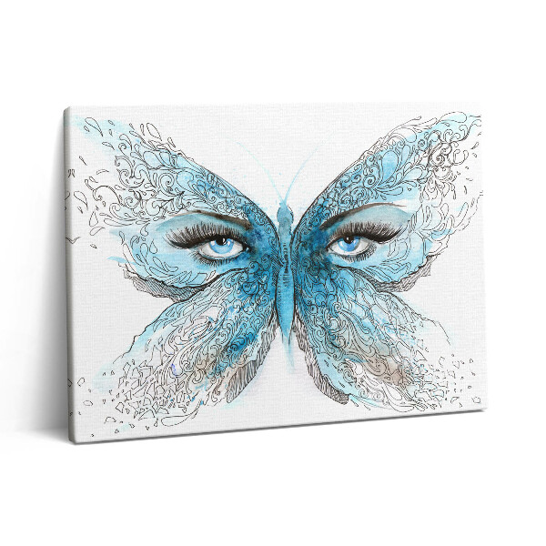 Pictură pe pânză 80x60 Față de fluture