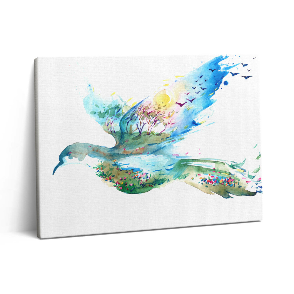 Pictură pe pânză 80x60 Abstracție de primăvară