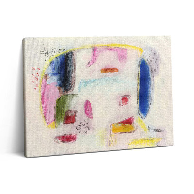 Pictură pe pânză 80x60 Desen abstract