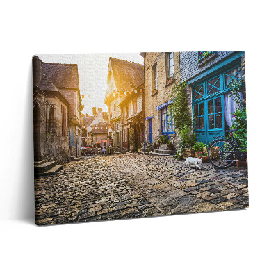 Pictură pe pânză 80x60 Strada Orașului Vechi