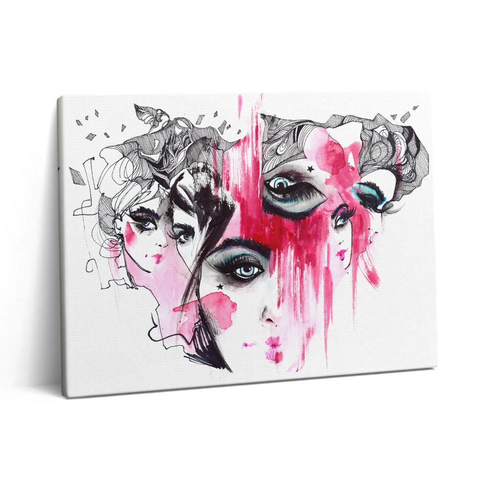 Pictură pe pânză 80x60 Multele fețe ale abstracțiunii