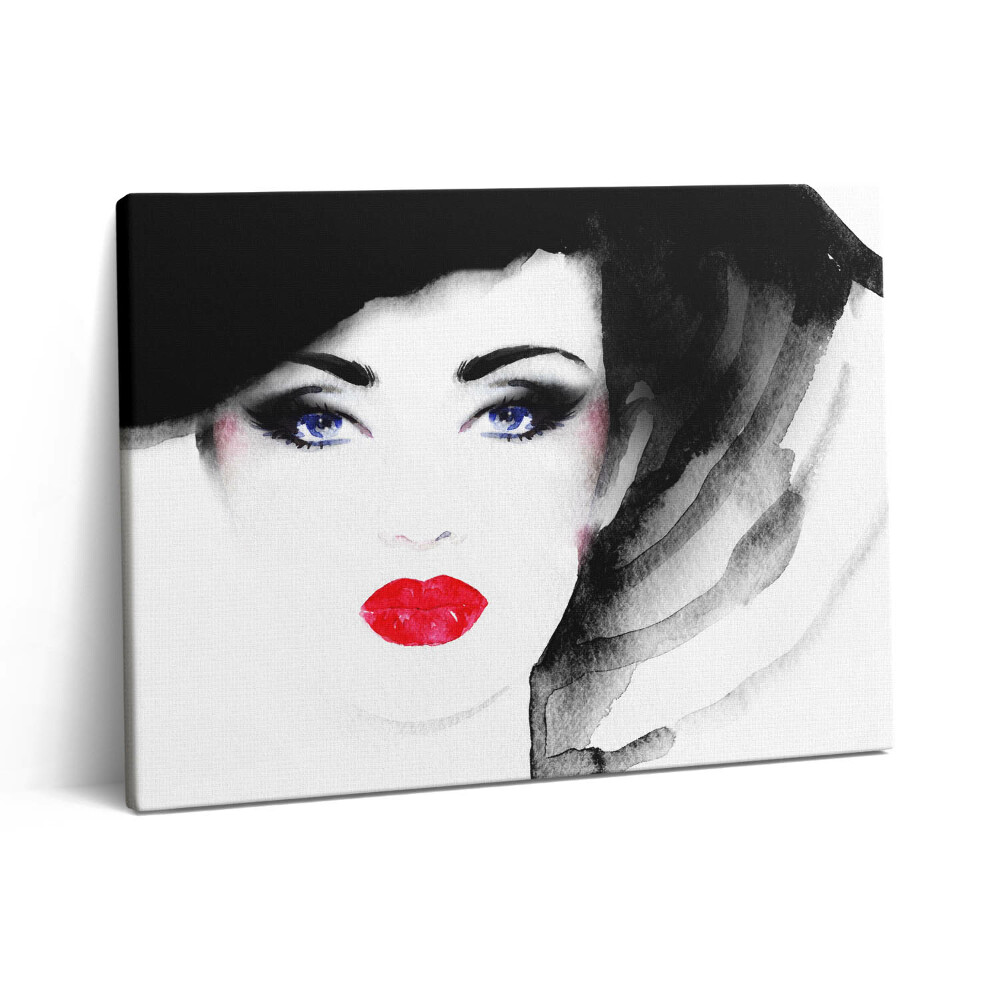 Pictură pe pânză 80x60 Portretul unei femei