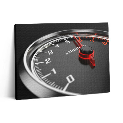 Pictură pe pânză 80x60 Tahometru auto