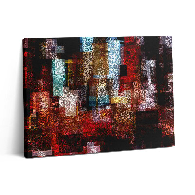 Pictură pe pânză 80x60 Abstracție geometrică