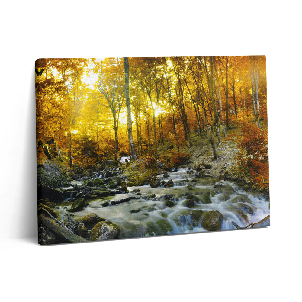 Pictură pe pânză 80x60 pădure de toamnă