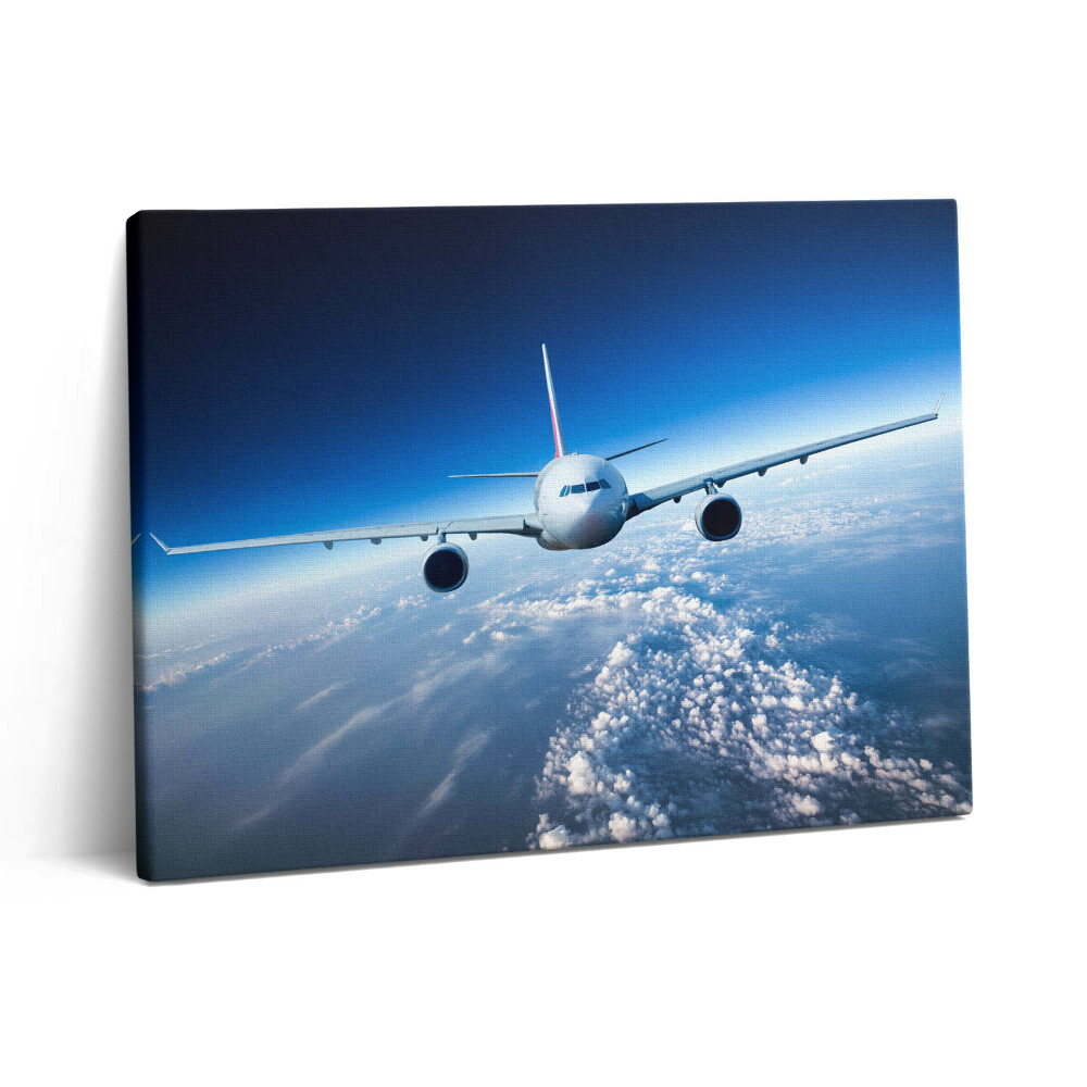 Pictură pe pânză 80x60 Avion deasupra norilor