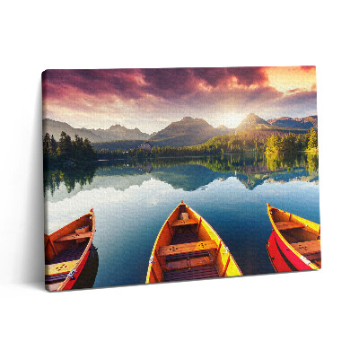 Pictură pe pânză 80x60 Parcul Național Štrbské Pleso Slovacia