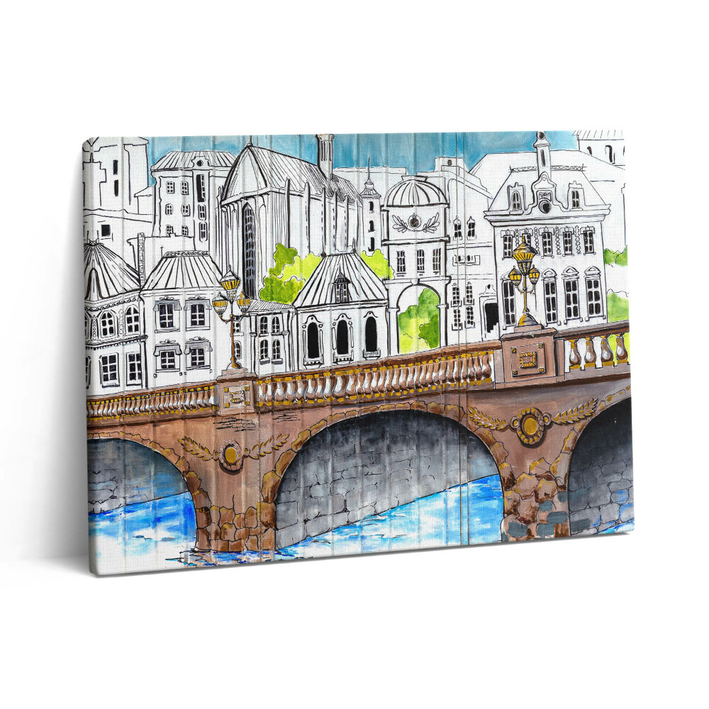 Pictură pe pânză 80x60 Cultura Graffiti Urban - Franța