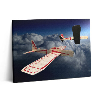 Pictură pe pânză 80x60 Zburând prin cer